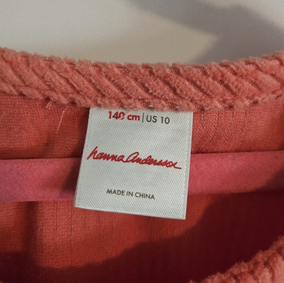 Hanna Andersson, Girls Dress, Salmon Color, Size 10 - Picture 2 of 4